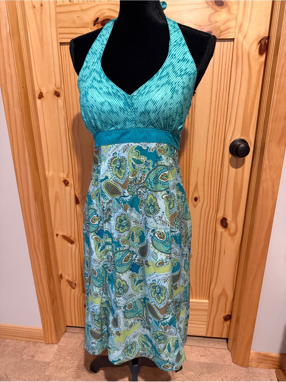 Athleta Pack Everywhere Sundress - Teal, size 8